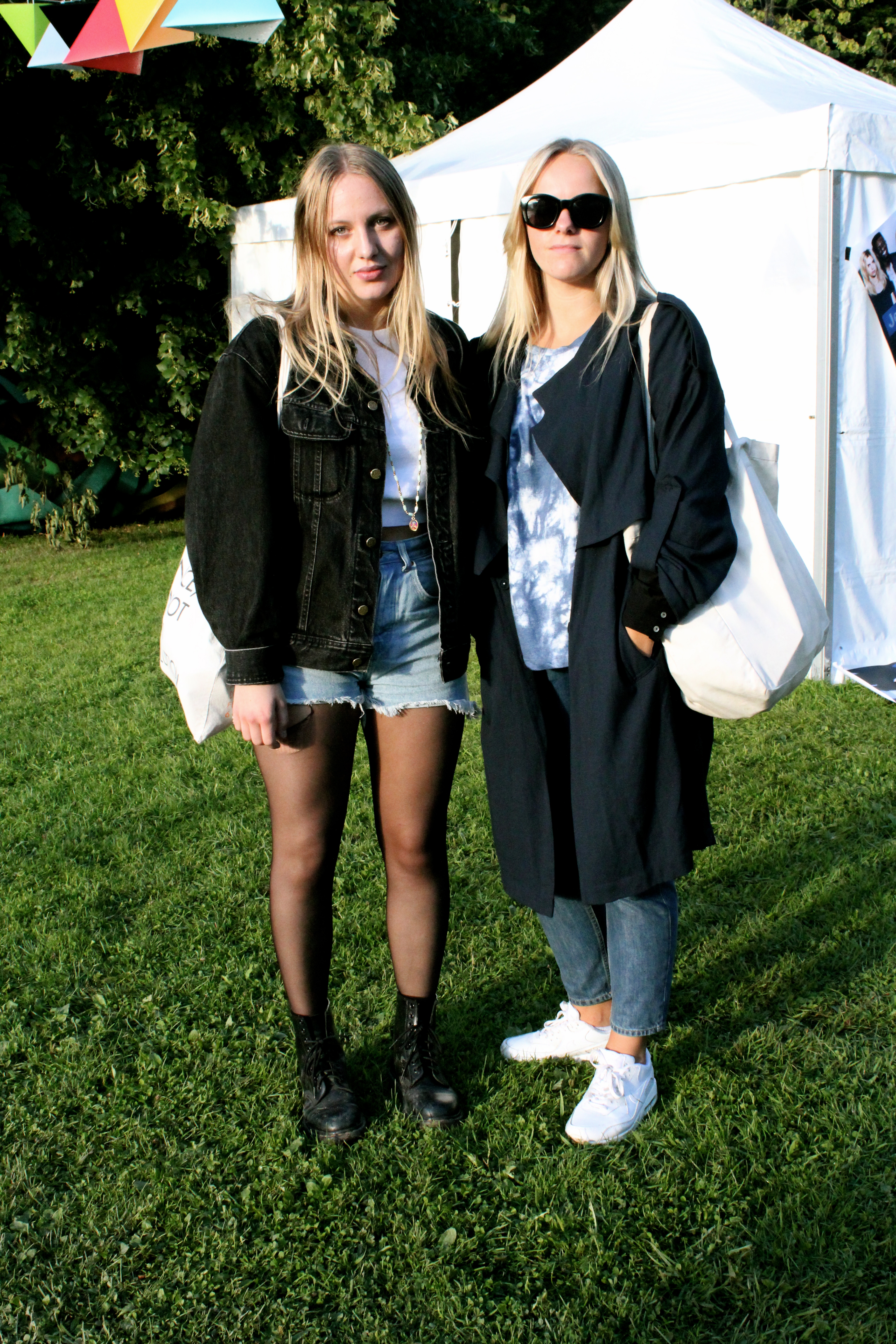 Gina-Lee Fahlén och Nicolina Knapp. Gina-Lee Fahlén och Nicolina Knapp.